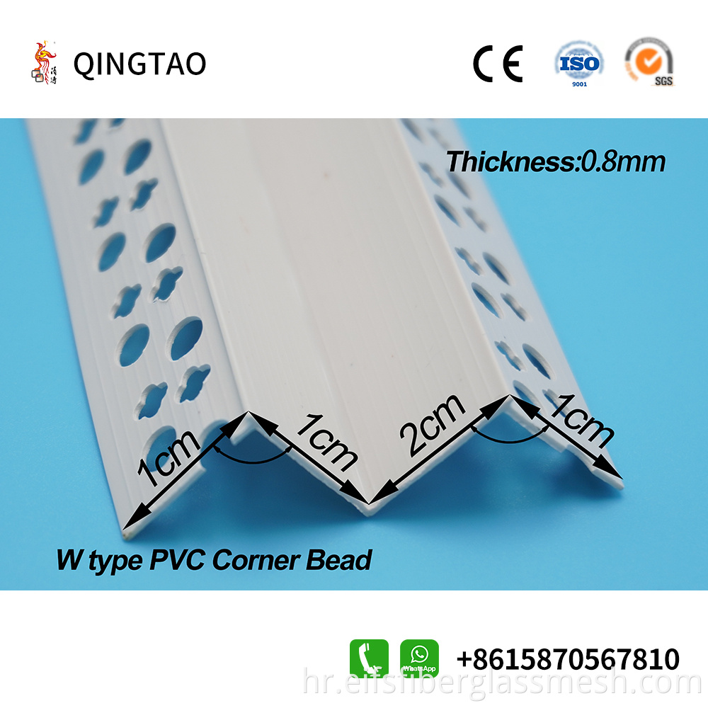Thickened Anti Collision W Shaped Pvc Corner Protector